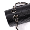 Chanel Classic Double Flap Medium Lammleder Schwarz SHW