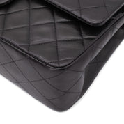 Chanel Classic Double Flap Medium Lammleder Schwarz SHW