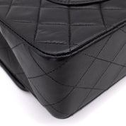 Chanel Classic Double Flap Medium Lammleder Schwarz SHW