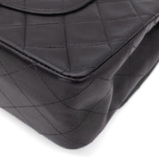 Chanel Classic Double Flap Medium Lammleder Schwarz SHW