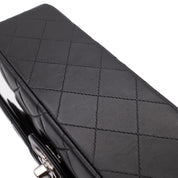 Chanel Classic Double Flap Medium Lammleder Schwarz SHW