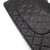 Chanel Classic Double Flap Medium Lammleder Schwarz SHW