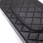Chanel Classic Double Flap Medium Lammleder Schwarz SHW