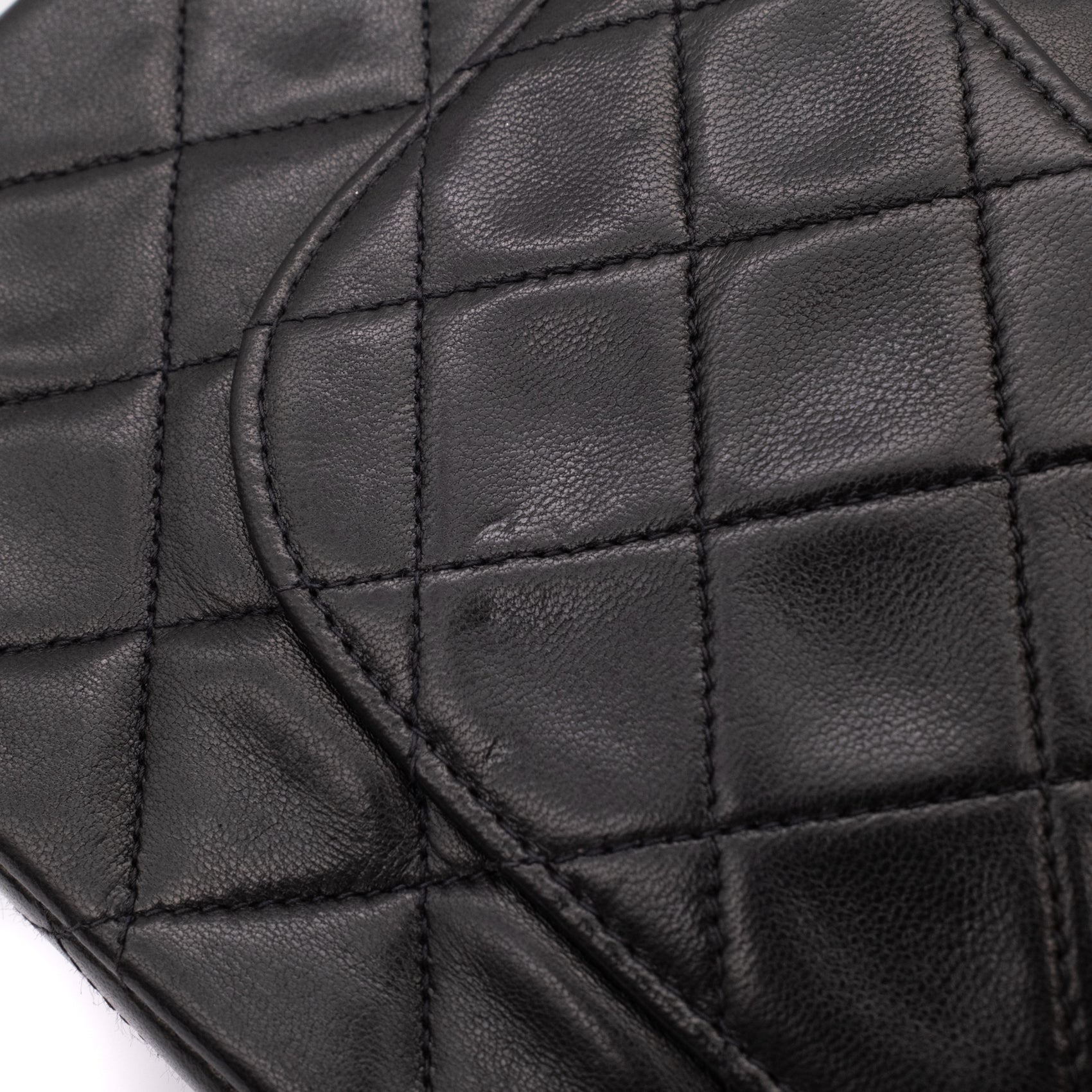 Chanel Classic Double Flap Medium Lammleder Schwarz SHW