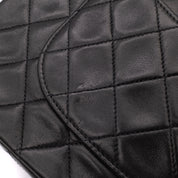 Chanel Classic Double Flap Medium Lammleder Schwarz SHW