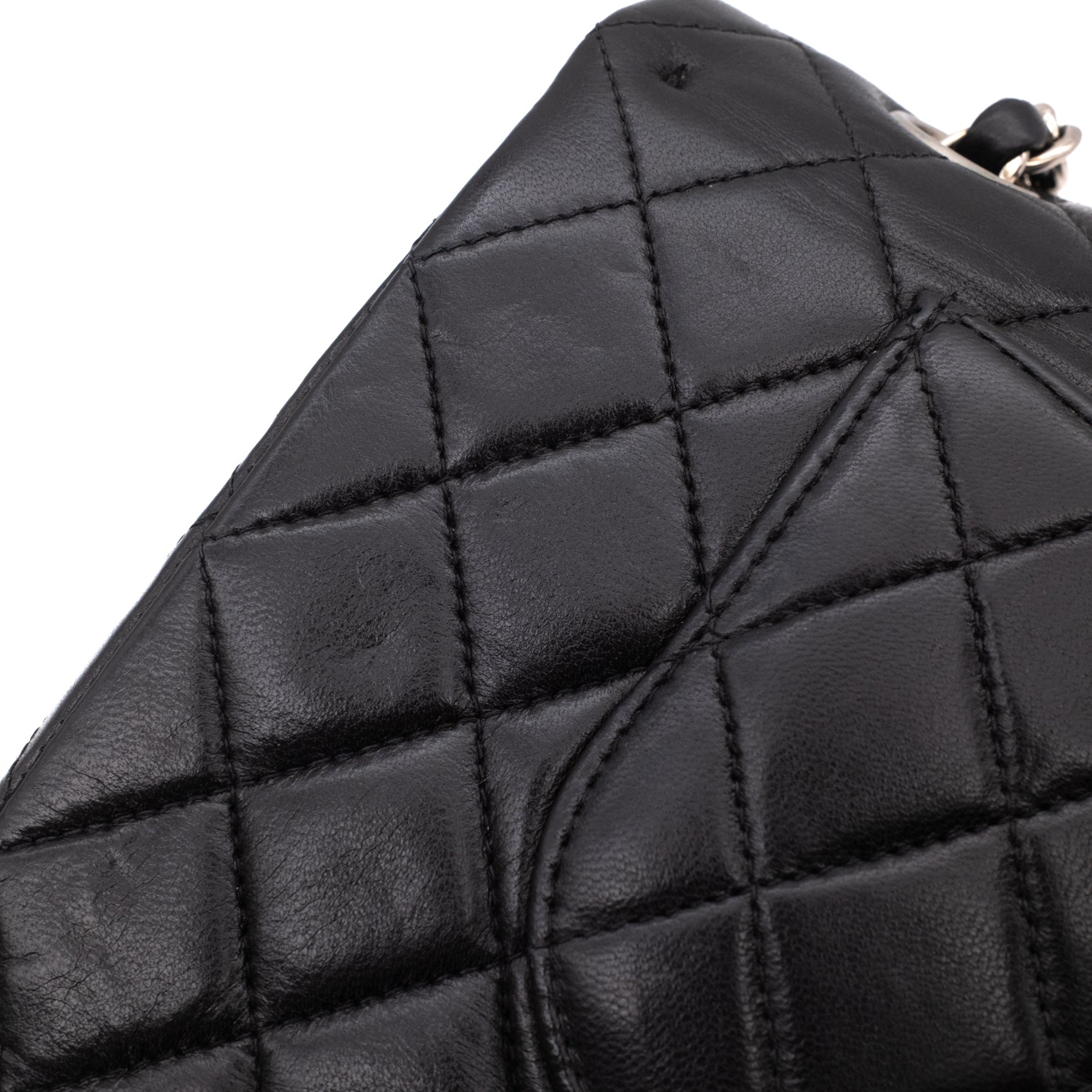 Chanel Classic Double Flap Medium Lammleder Schwarz SHW