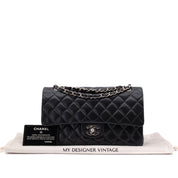 Chanel Classic Double Flap Medium Lammleder Schwarz SHW