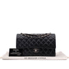 Chanel Classic Double Flap Medium Lammleder Schwarz SHW