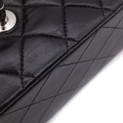 Chanel Classic Double Flap Medium Lammleder Schwarz SHW