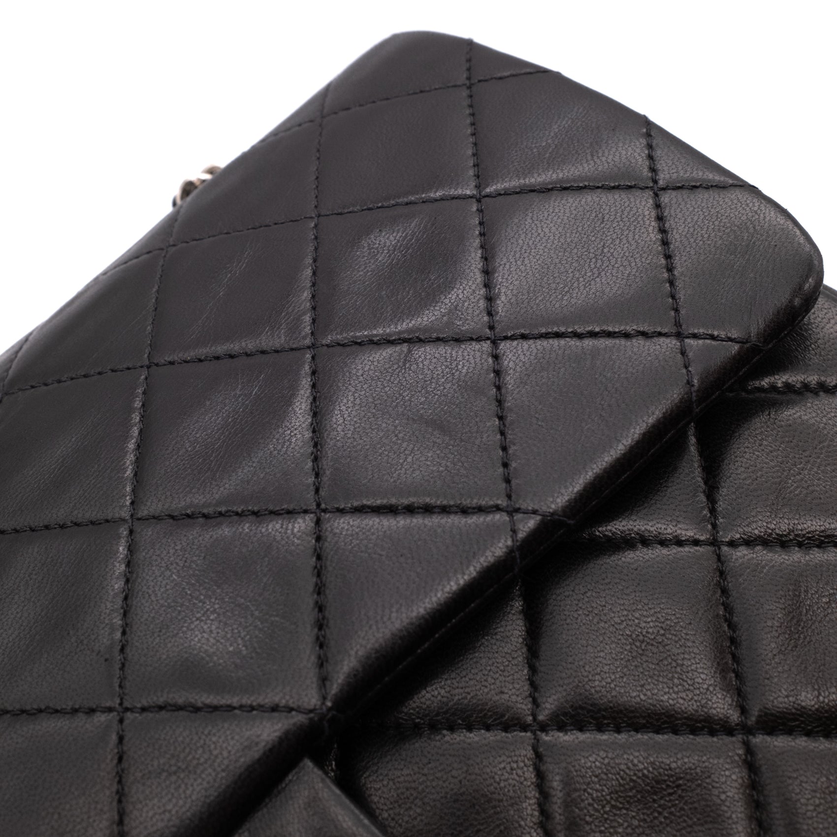 Chanel Classic Double Flap Medium Lammleder Schwarz SHW
