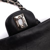 Chanel Classic Double Flap Medium Lammleder Schwarz SHW