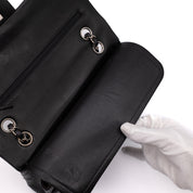 Chanel Classic Double Flap Medium Lammleder Schwarz SHW