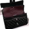 Chanel Classic Double Flap Medium Lammleder Schwarz SHW