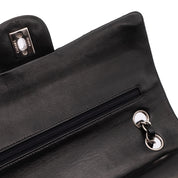 Chanel Classic Double Flap Medium Lammleder Schwarz SHW