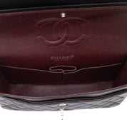 Chanel Classic Double Flap Medium Lammleder Schwarz SHW