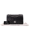 Chanel Classic Double Flap Medium Lammleder Schwarz SHW