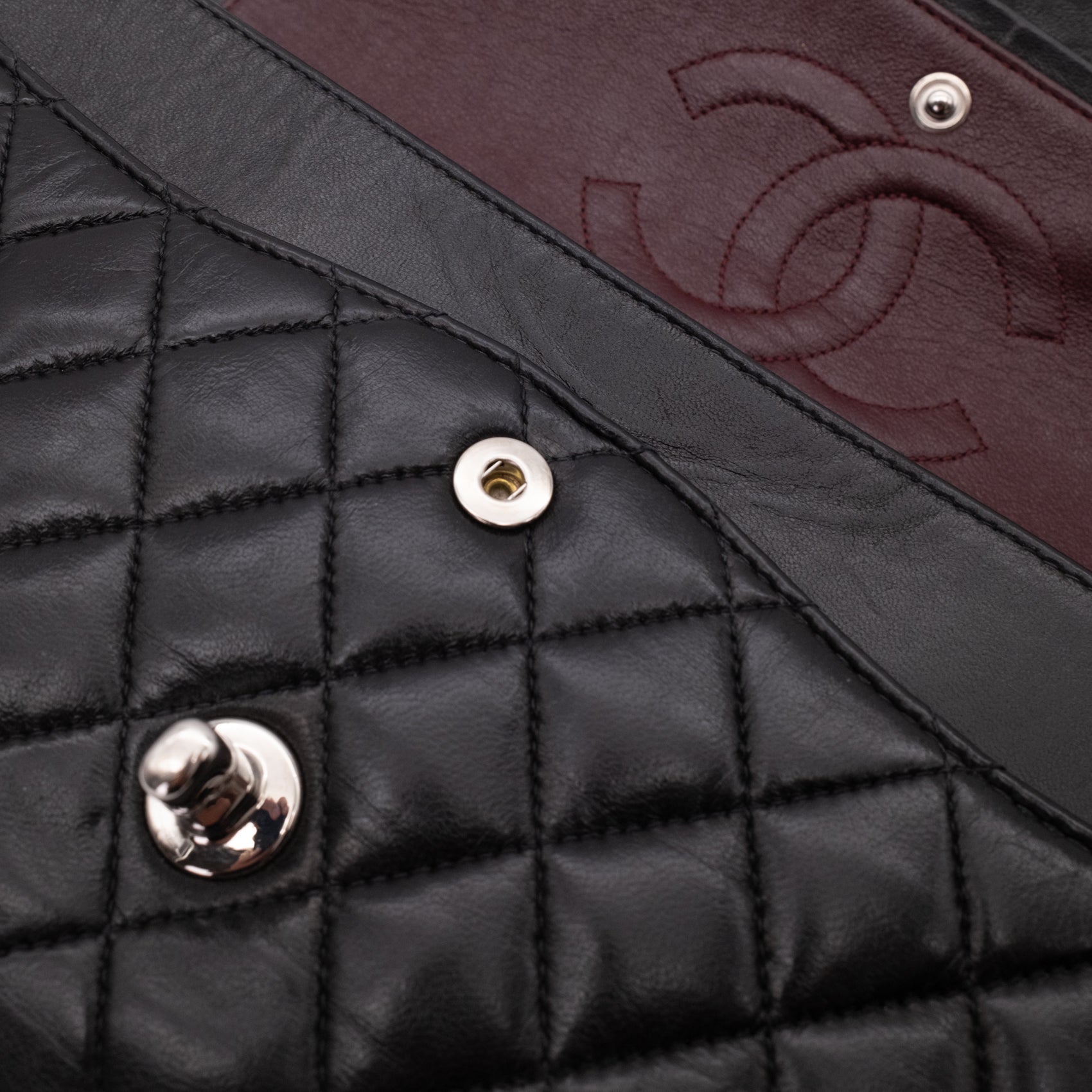 Chanel Classic Double Flap Medium Lammleder Schwarz SHW
