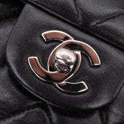 Chanel Classic Double Flap Medium Lammleder Schwarz SHW