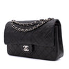 Chanel Classic Double Flap Medium Lammleder Schwarz SHW