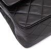 Chanel Classic Double Flap Medium Lammleder Schwarz SHW