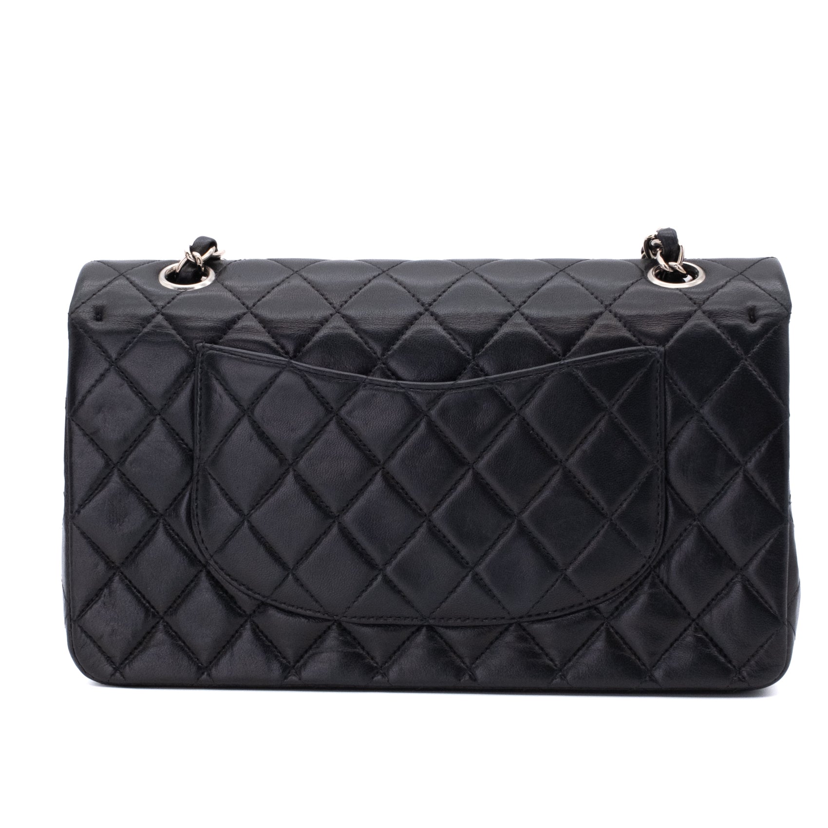 Chanel Classic Double Flap Medium Lammleder Schwarz SHW