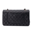 Chanel Classic Double Flap Medium Lammleder Schwarz SHW