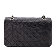 Chanel Classic Double Flap Medium Lammleder Schwarz SHW