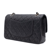 Chanel Classic Double Flap Medium Lammleder Schwarz SHW