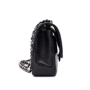 Chanel Classic Double Flap Medium Lammleder Schwarz SHW