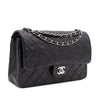 Chanel Classic Double Flap Medium Lammleder Schwarz SHW
