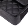 Chanel Classic Double Flap Medium Lammleder Schwarz SHW