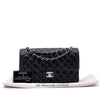 Chanel Classic Double Flap Medium Lammleder Schwarz SHW