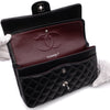 Chanel Classic Double Flap Medium Lammleder Schwarz SHW