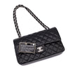 Chanel Classic Double Flap Medium Lammleder Schwarz SHW