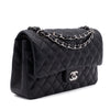Chanel Classic Double Flap Medium Lammleder Schwarz SHW