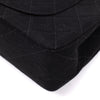 Chanel Classic Double Flap Bag Small Jersey Schwarz 24k GHW