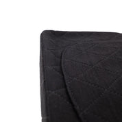 Chanel Classic Double Flap Bag Small Jersey Schwarz 24k GHW