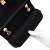 Chanel Classic Double Flap Bag Small Jersey Schwarz 24k GHW