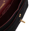 Chanel Classic Double Flap Bag Small Jersey Schwarz 24k GHW