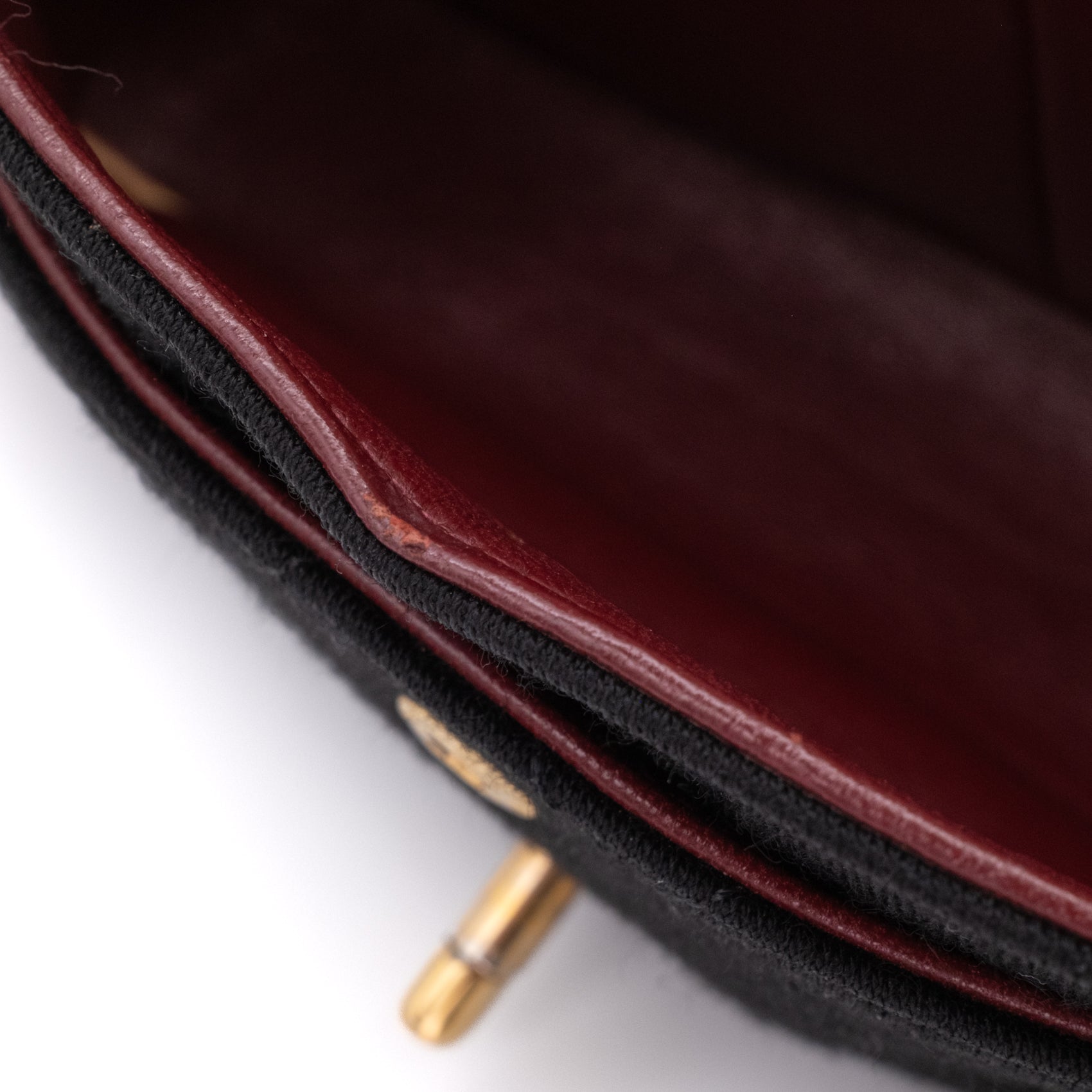 Chanel Classic Double Flap Bag Small Jersey Schwarz 24k GHW