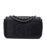 Chanel Classic Timeless Single Flap Medium Caviar Leder Schwarz SHW