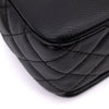 Chanel Classic Timeless Single Flap Medium Caviar Leder Schwarz SHW