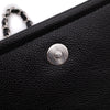 Chanel Classic Timeless Single Flap Medium Caviar Leder Schwarz SHW