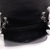 Chanel Classic Timeless Single Flap Medium Caviar Leder Schwarz SHW