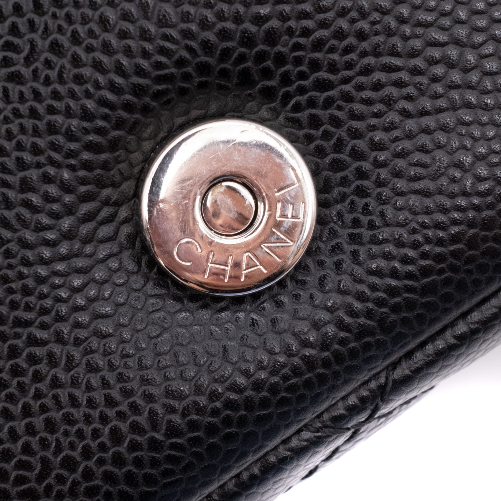 Chanel Classic Timeless Single Flap Medium Caviar Leder Schwarz SHW