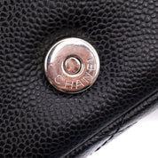 Chanel Classic Timeless Single Flap Medium Caviar Leder Schwarz SHW
