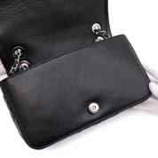 Chanel Classic Timeless Single Flap Medium Caviar Leder Schwarz SHW