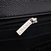 Chanel Classic Timeless Single Flap Medium Caviar Leder Schwarz SHW