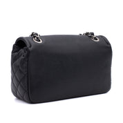 Chanel Classic Timeless Single Flap Medium Caviar Leder Schwarz SHW