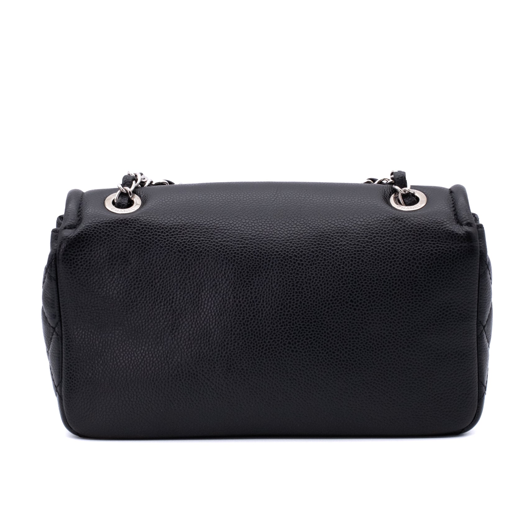 Chanel Classic Timeless Single Flap Medium Caviar Leder Schwarz SHW